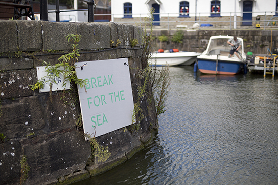 The Floating, Writing workshop. Conway and Young with Amy Spencer. Bristol Biennial 2016: In Other Worlds. Photo c/o Roser Diaz